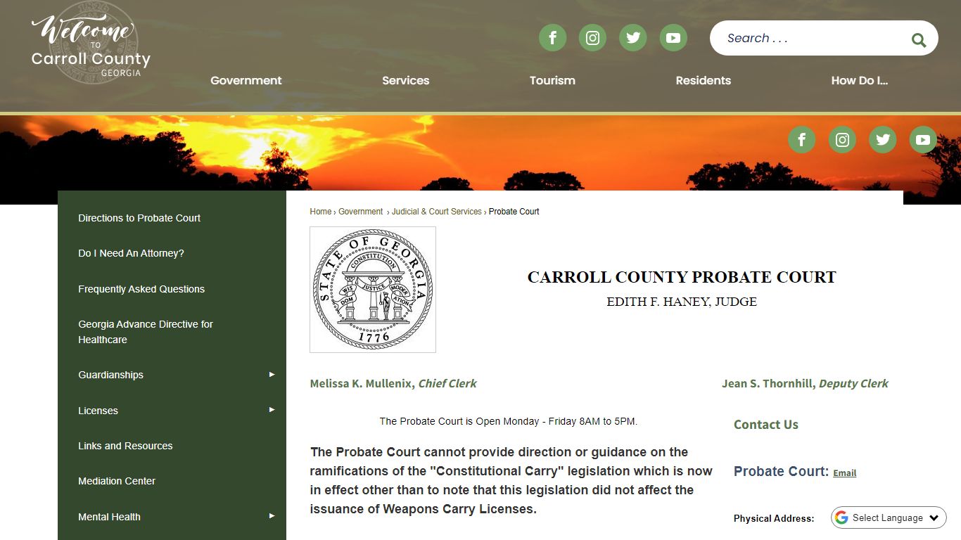 Carroll County Probate Court | Carroll County, GA ...